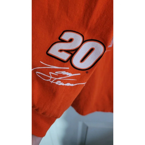 Winners Circle Tony Stewart Vintage Tee Shirt Men's Size Large Orange NASCAR 20 - Picture 5 of 7